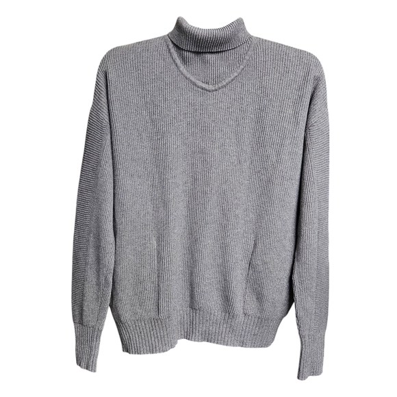 Lululemon Medium Grey Cozy Calling Turtleneck Sweater Size L - Picture 4 of 11